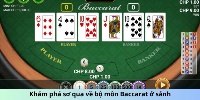 Khám phá sơ qua về bộ môn Baccarat ở sảnh cá cược Hi88